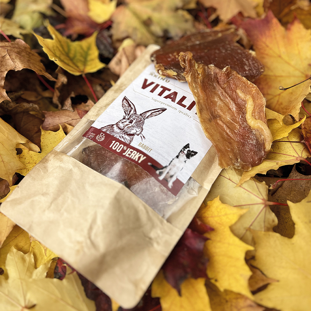 Akinu VITALITY Králík jerky pamlsek pro psy 50 g