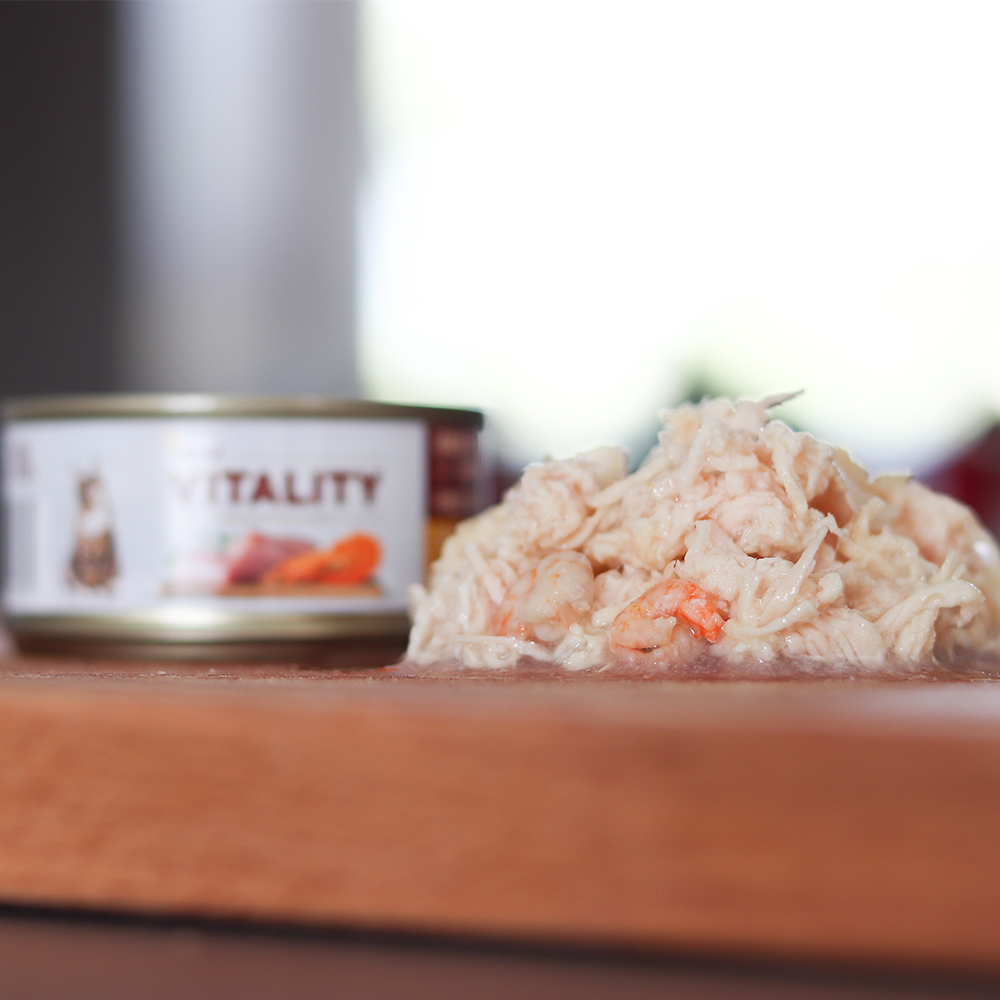 Akinu VITALITY Kuřecí & krevety konzerva pro kočky 70 g