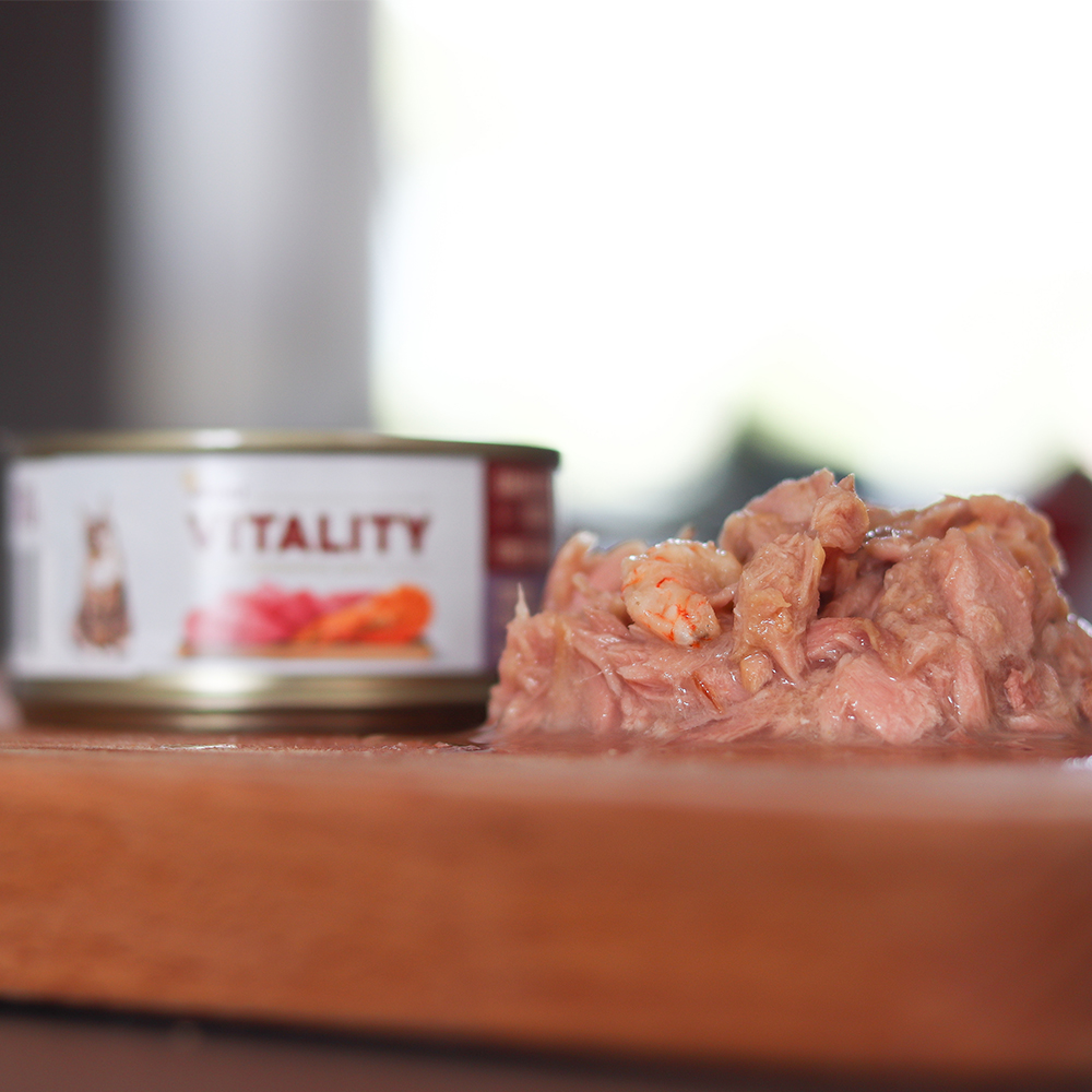 Akinu VITALITY Tuňák & krevety konzerva pro kočky 70 g