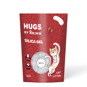 HUGS by Akinu Silika gel bílý stelivo pro kočky 3