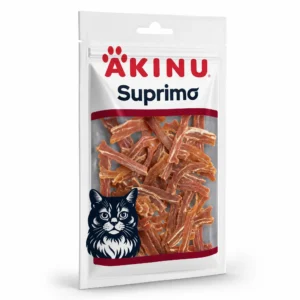 Akinu SUPRIMO Kachní plátky pro kočky mramorované 50 g