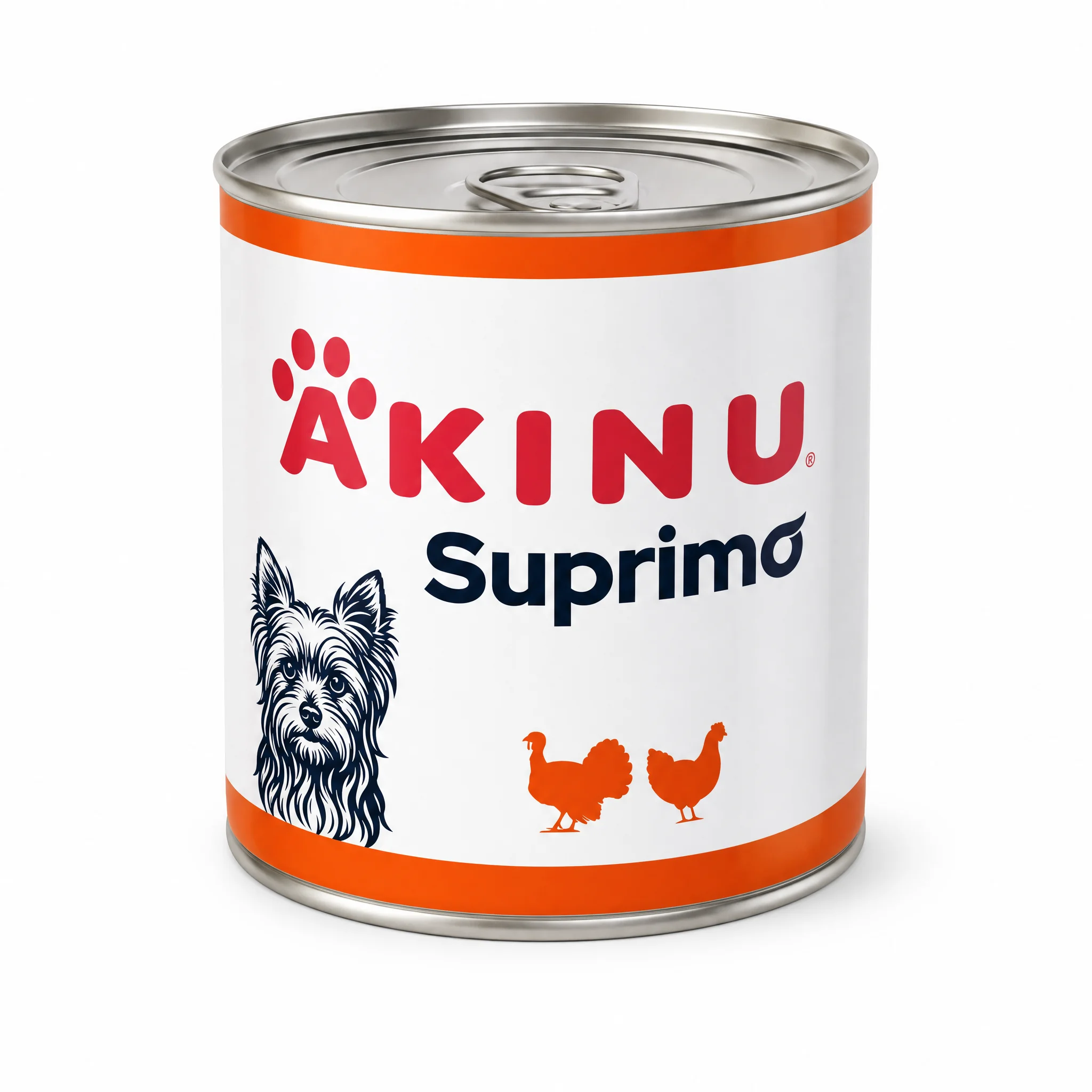 Akinu SUPRIMO Mleté s krůtím konzerva pro psy 400 g