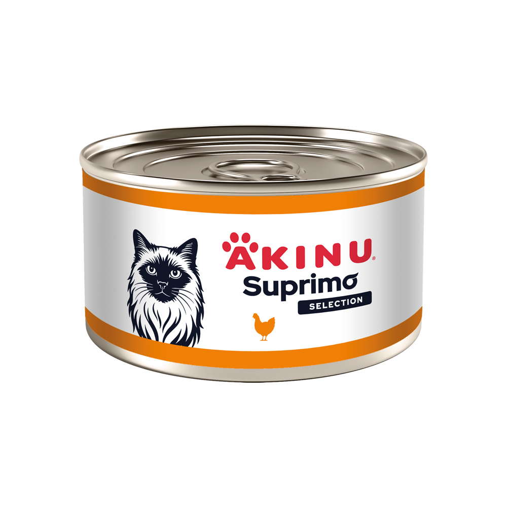 Akinu SUPRIMO SELECTION Kuř. svalovina bez kosti konzerva pro kočky 200 g