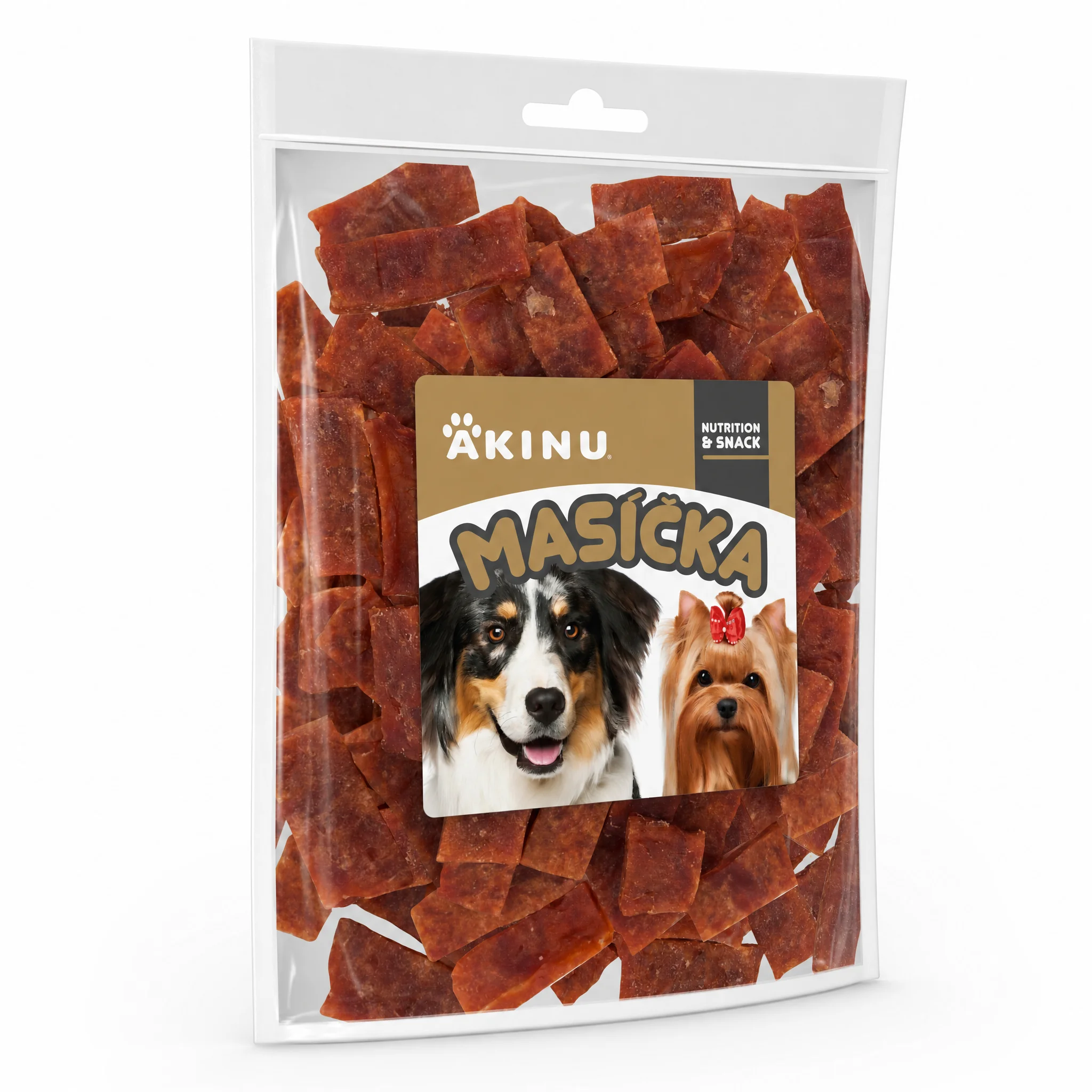 Akinu MASÍČKA Králičí pásky pamlsek pro psy 300 g