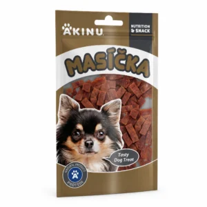 Akinu MASÍČKA Králičí pásky pamlsek pro psy 75 g