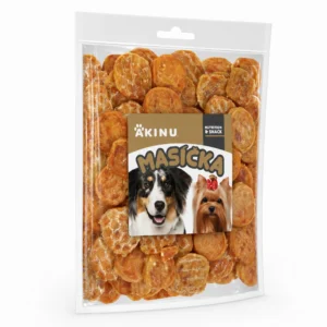 Akinu MASÍČKA Kuřecí chipsy pamlsek pro psy 300 g