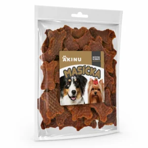 Akinu MASÍČKA Kuřecí kostičky s karotkou pamlsek pro psy 300 g