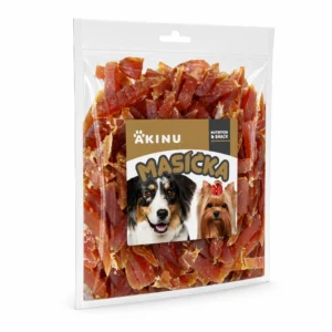 Akinu MASÍČKA Kuřecí proužky pamlsek pro psy 300 g