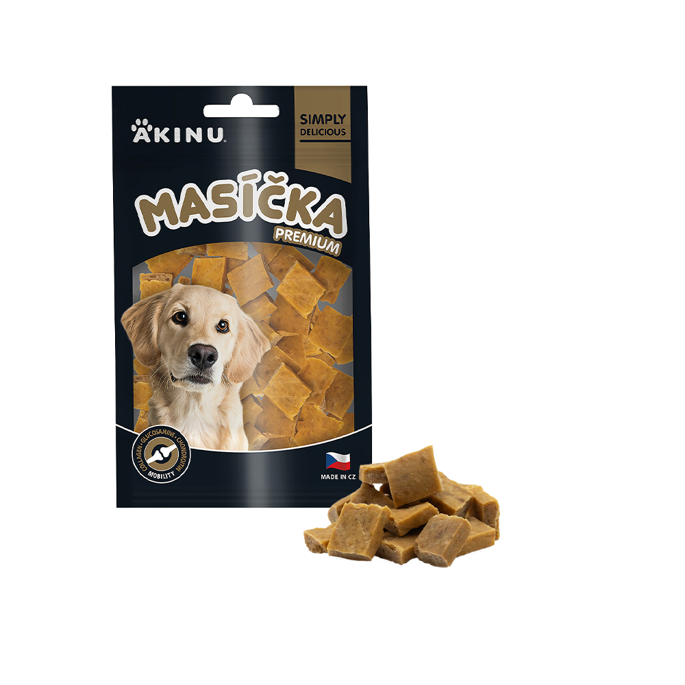 Akinu MASÍČKA PREMIUM Mobility pamlsek pro psy 75 g
