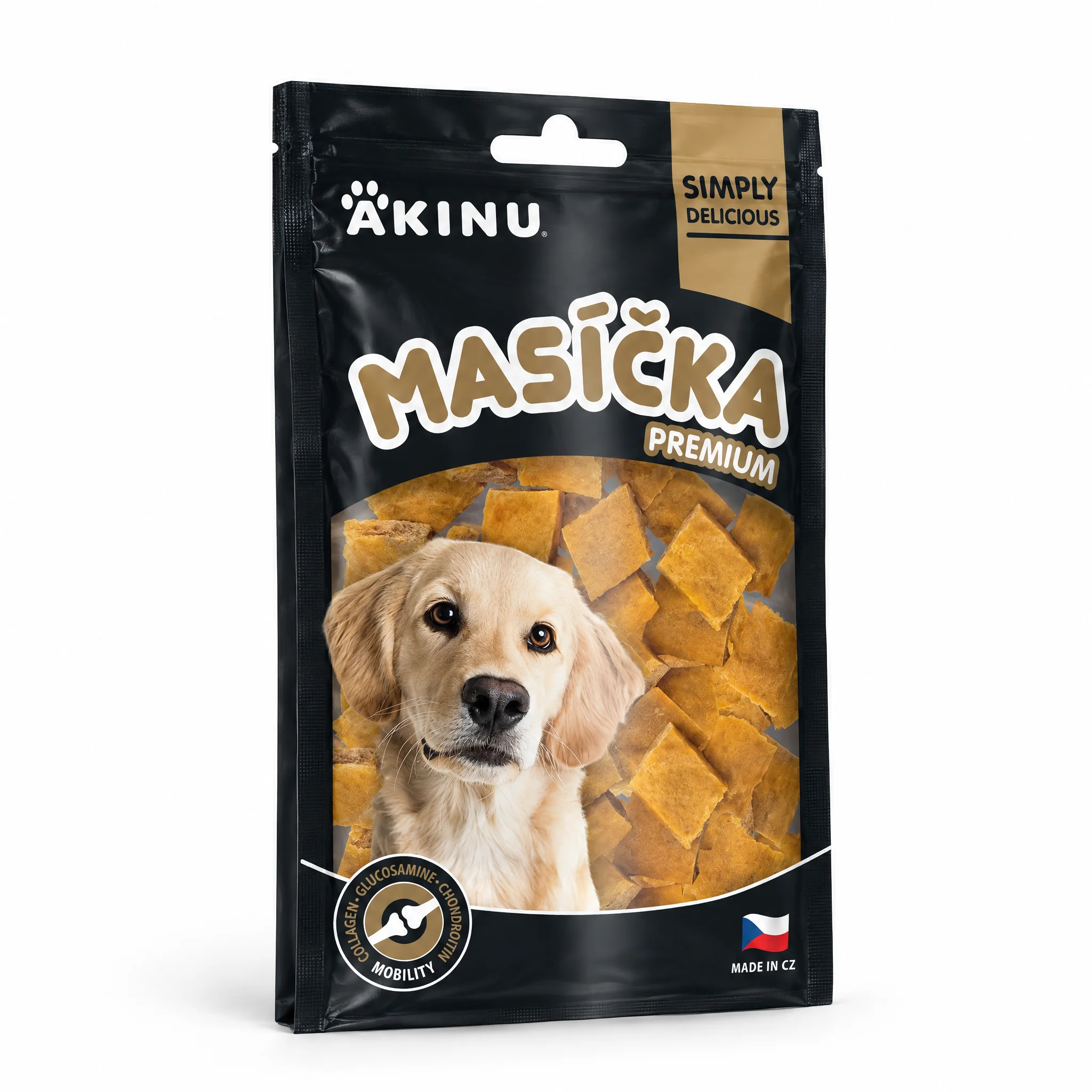Akinu MASÍČKA PREMIUM Mobility pamlsek pro psy 75 g