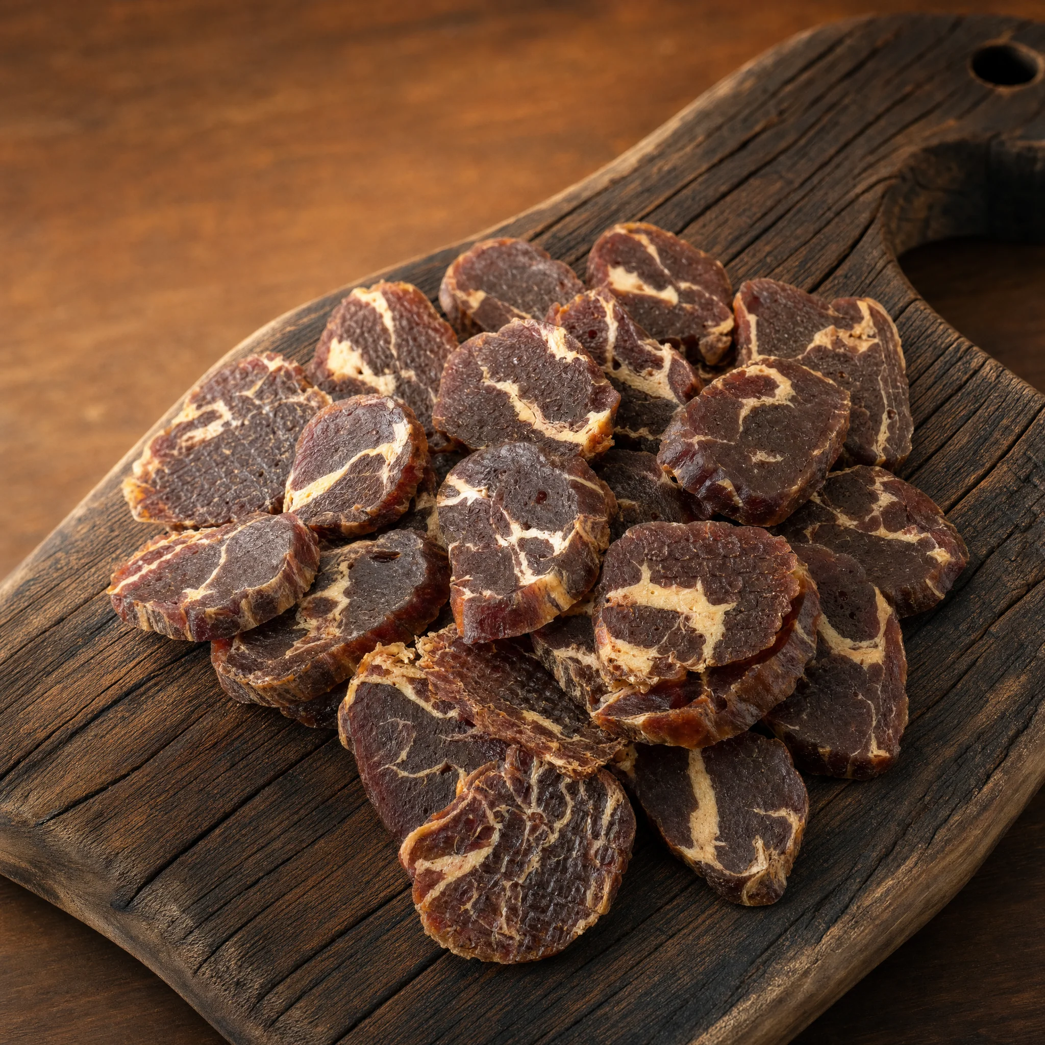 Akinu SUPRIMO Hovězí s kuřecí chrupavkou mini steak pamlsek pro psy 75 g
