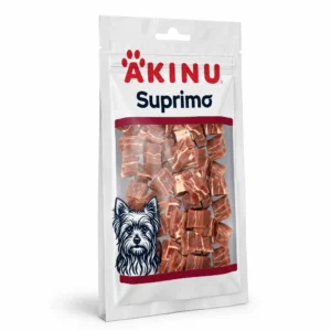 Akinu SUPRIMO Kachní měkké kostky pamlsek pro psy mramorovaný 75 g