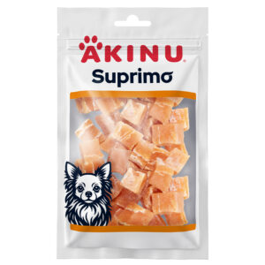 Akinu SUPRIMO Kuřecí měkké kostky pamlsek pro psy mramorovaný 75 g