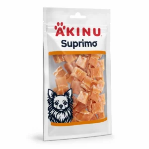 Akinu SUPRIMO Kuřecí měkké kostky pamlsek pro psy mramorovaný 75 g
