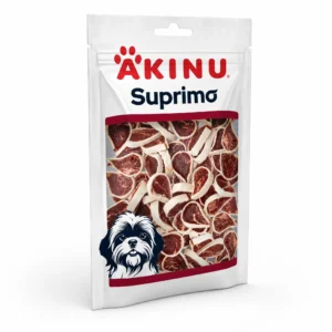 Akinu SUPRIMO Mini kachna pamlsek pro psy mramorovaný 75 g
