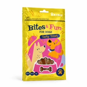 Akinu BITES & FUN Kuřecí kousky pamlsek pro psy 85 g
