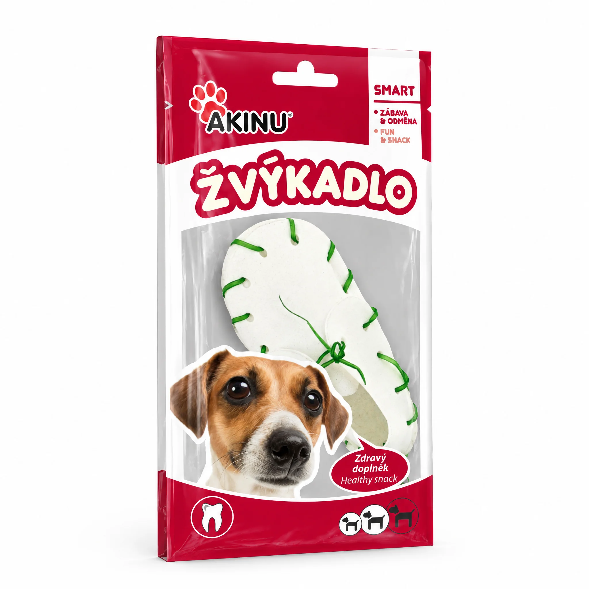Akinu Bota z kůže žvýkací přírodní pamlsek pro psy 12