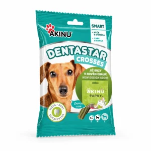 Akinu DENTASTAR Mini pamlsek pro malé a střední psy dentální 110 g 7 ks