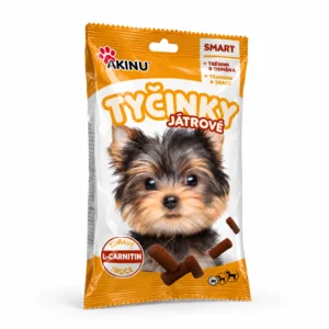 Akinu Játrové tyčinky s L-carnitinem pamlsek pro psy 60 g