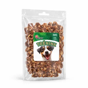 Akinu Jehněčí & treska lupínky pamlsek pro psy 1 kg