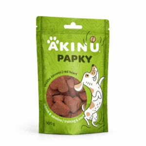 Akinu PAPKY Srdíčko červené pamlsek pro psy 100 g
