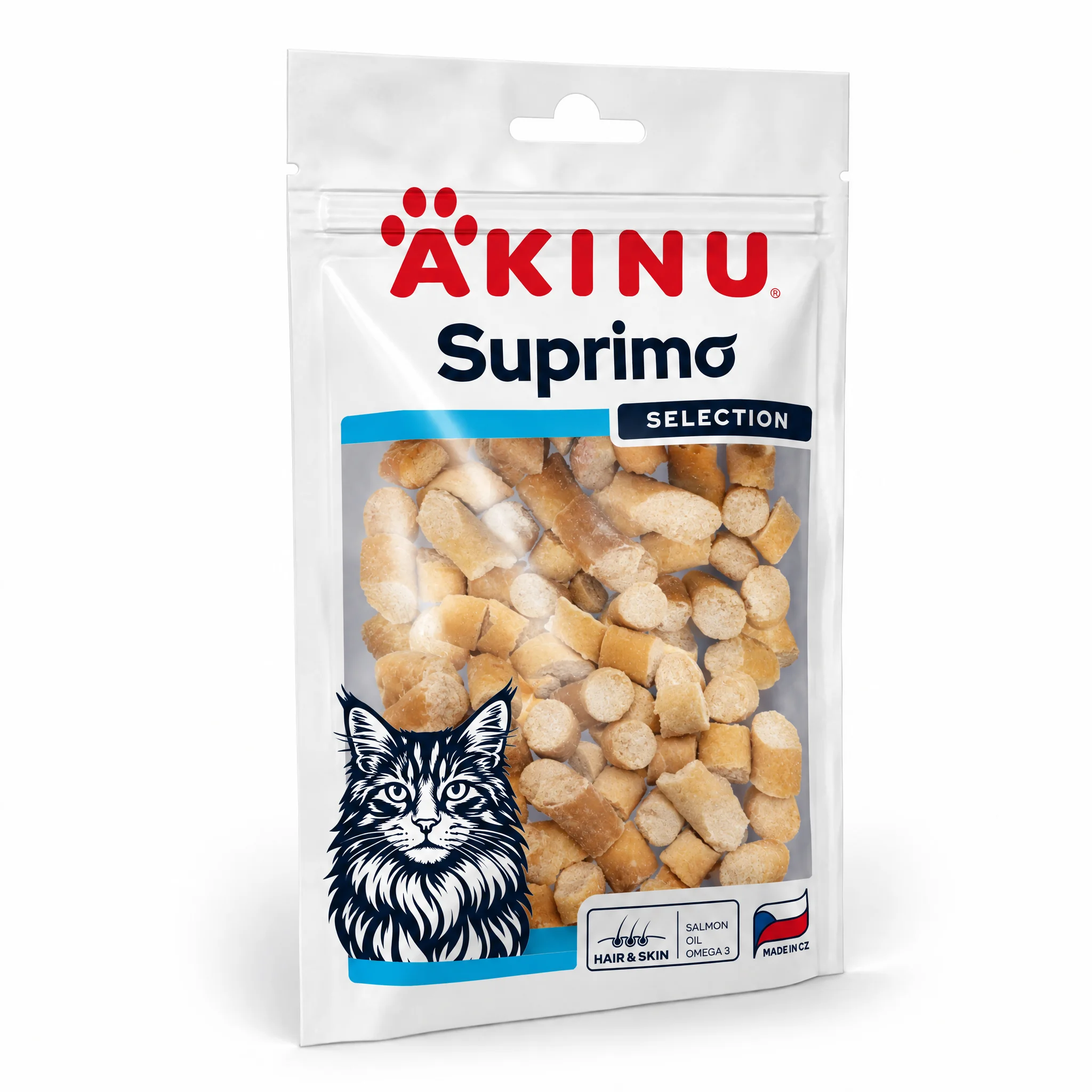 Akinu SUPRIMO SELECTION Hair & Skin pamlsek pro kočky 50 g