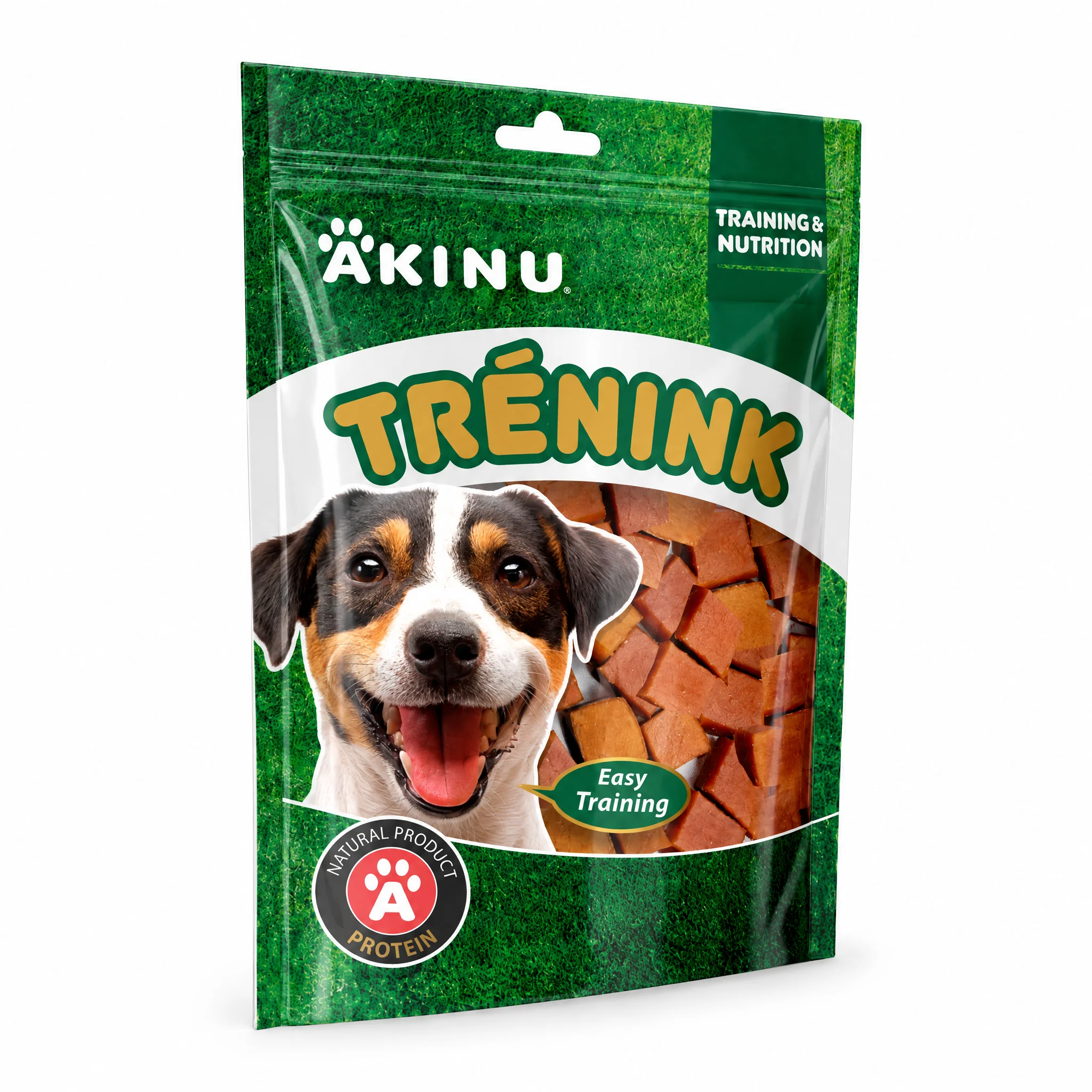 Akinu Trénink Lososové kostky pamlsek pro psy 120 g