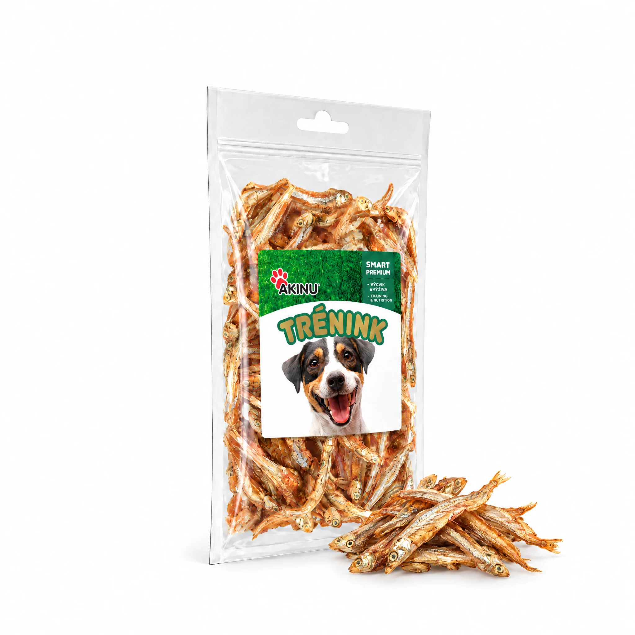 Akinu Trénink Rybičky pamlsek pro psy 75 g