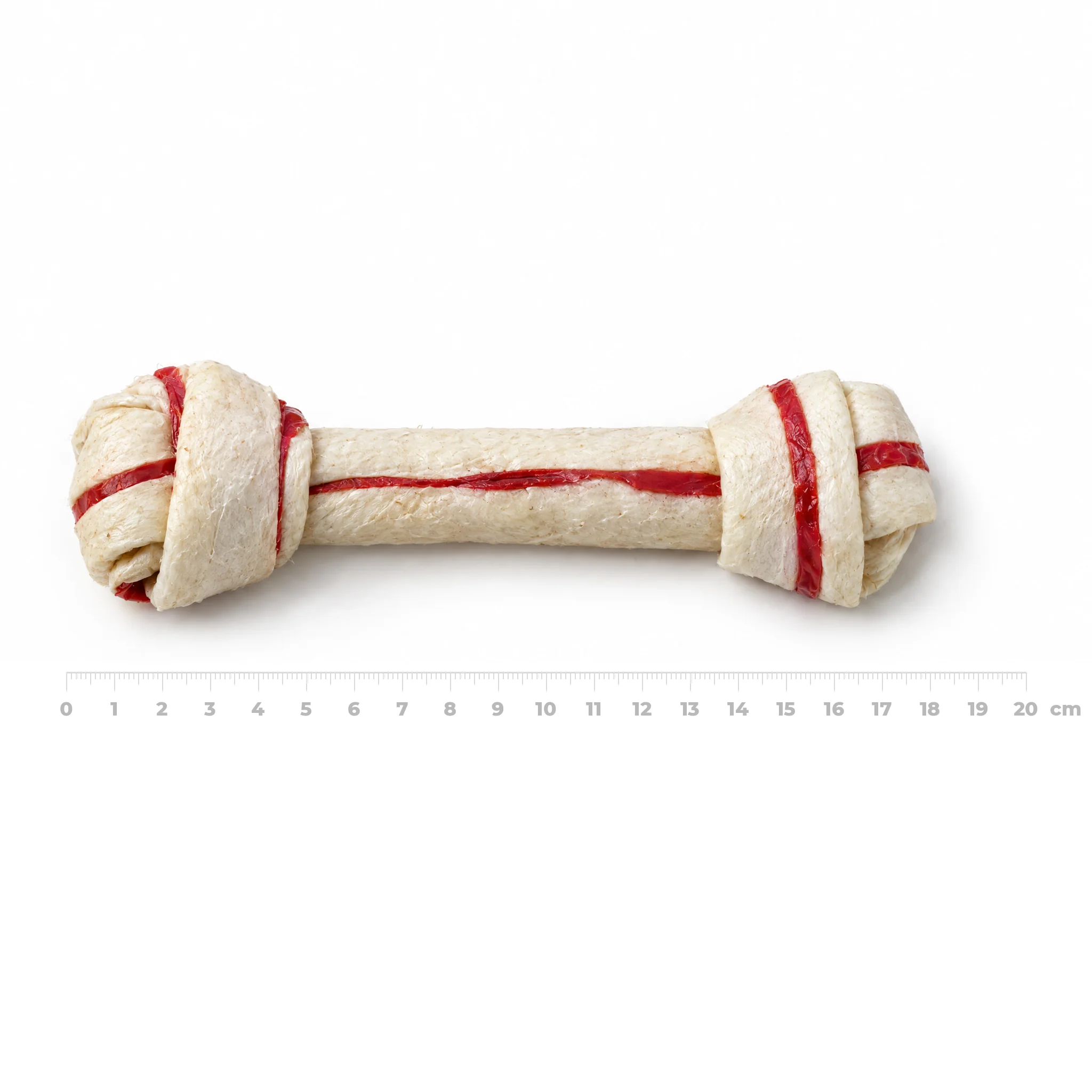 Akinu Uzel z buvolí kůže pamlsek pro psy vícebarevný 18 cm 5 ks