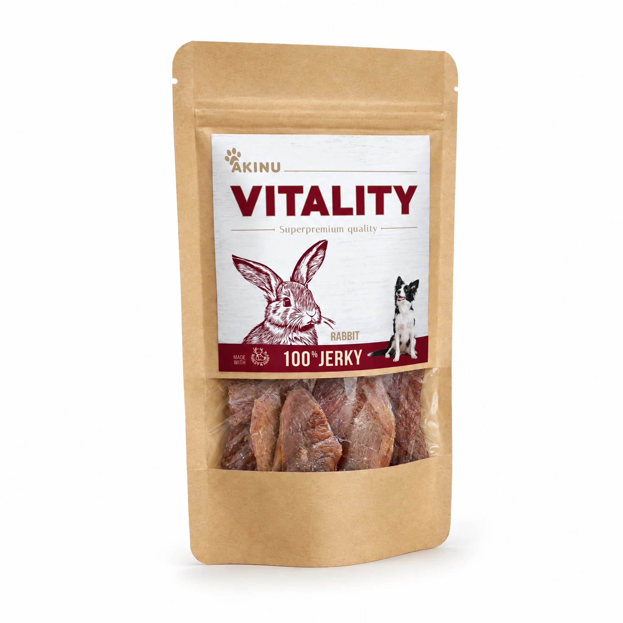Akinu VITALITY Králík jerky pamlsek pro psy 50 g