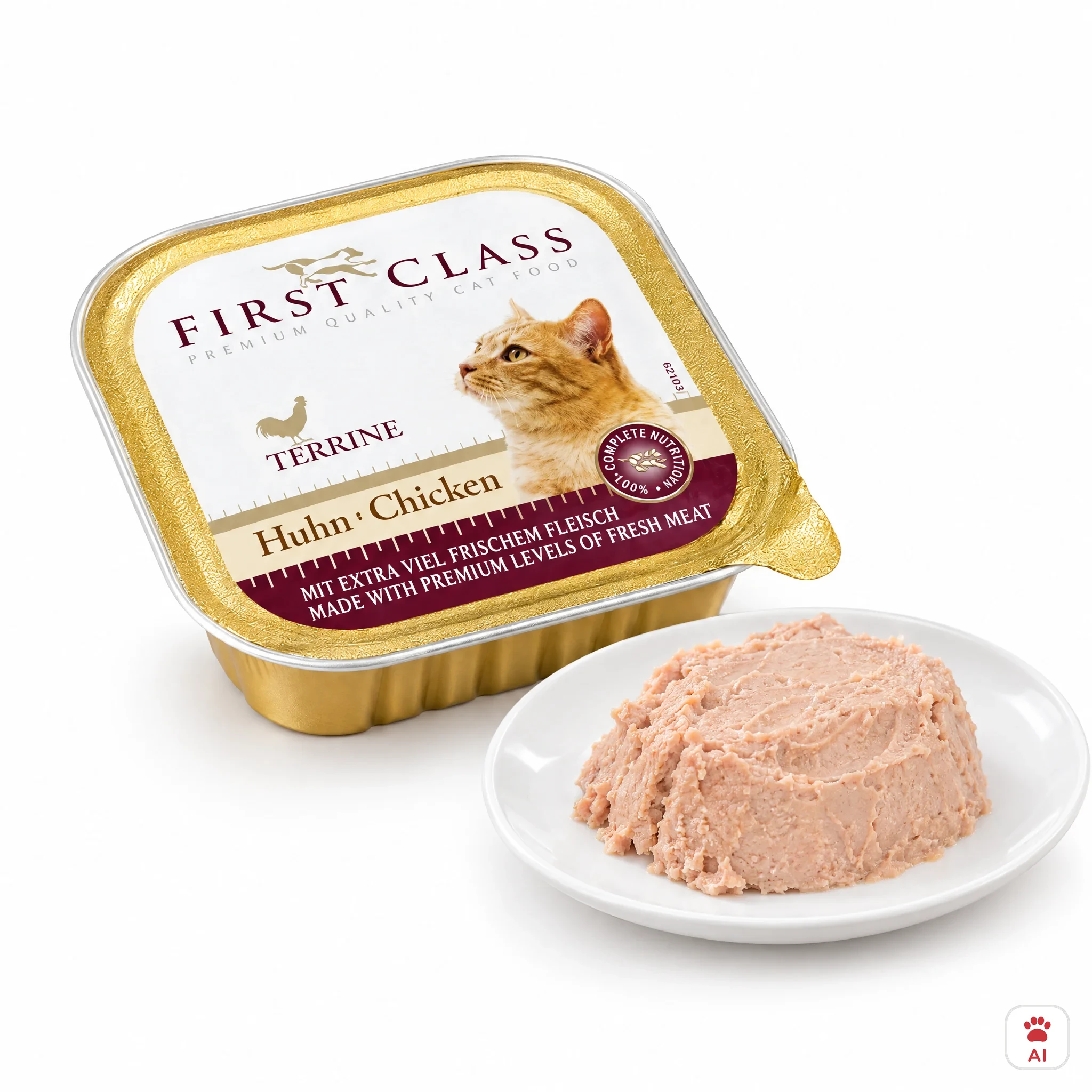 FIRST CLASS Drůbeží paštika pro kočky 100 g
